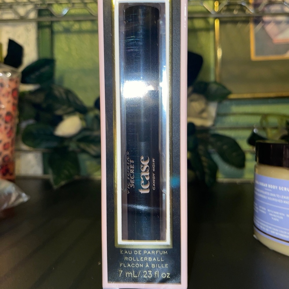 Victoria’s Secret tease perfume candy noir. New in box rollerball .23 oz